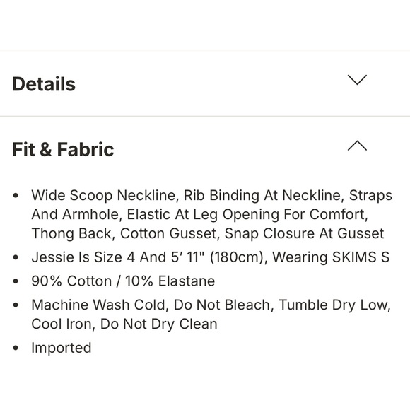 Set of 3- NWT- Skims Cotton Jersey Scoop Neck Bodysuit- Size Medium - Picture 9 of 10